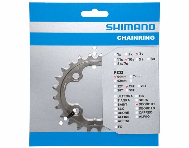 Picture of SHIMANO CHAINRING 24D-AE DEORE XT FC-M780